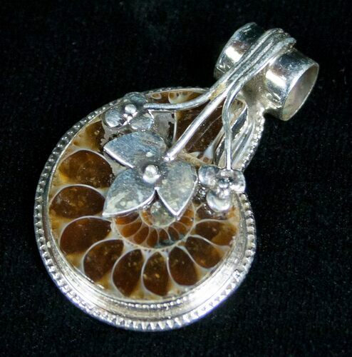 Sterling Silver Ammonite Pendant #5119